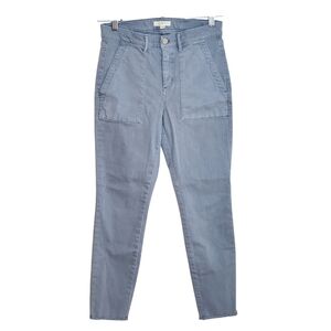 Loft Light Blue Slim Fit Cut Off Ankle Jeans Size 4